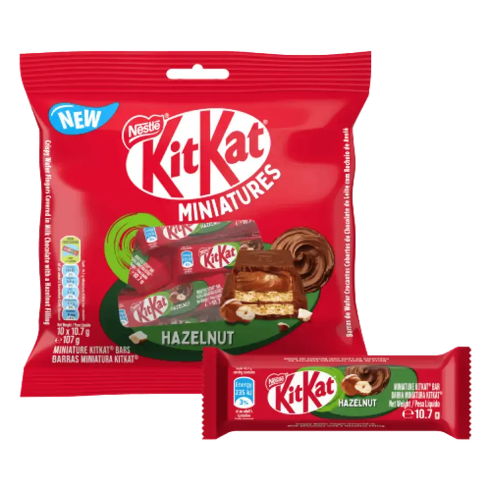 NESTLE KITKAT Miniatures Hazelnut Bag 107g | Nestlé Goodnes